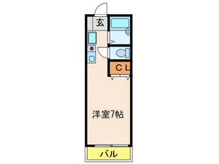 ハイドパークⅠの物件間取画像